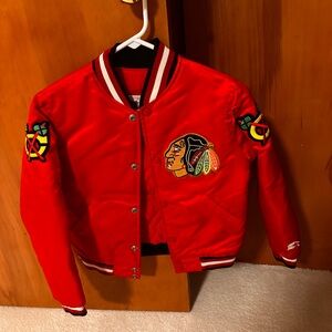 Kids Chicago Blackhawks Jacket with Embroidered Patches
